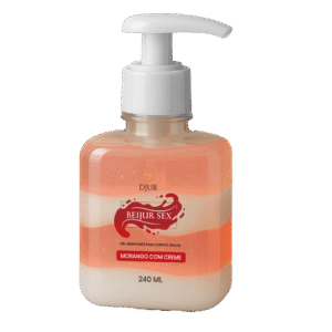 Gel Hidratante Corporal Beijur Sex – Morango com Creme – 240ml