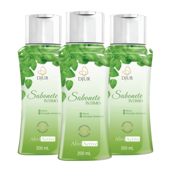 Combo 3 Sabonetes Íntimos Menta