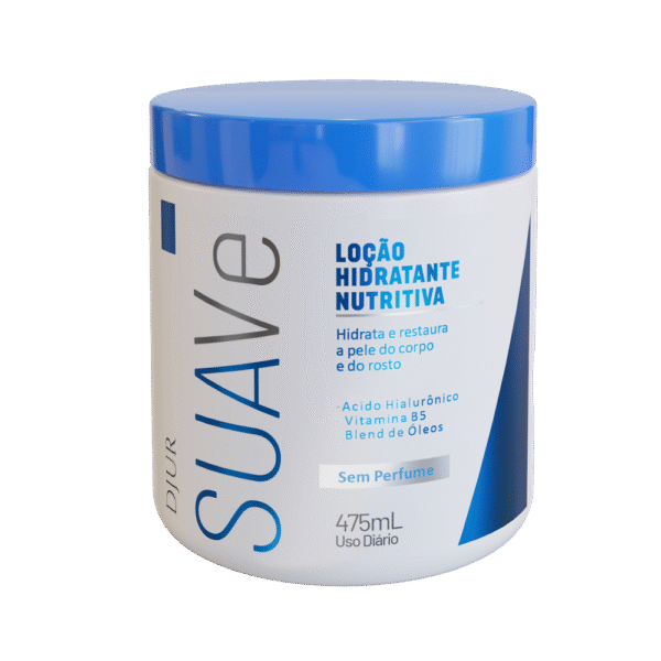 Loção Hidratante Nutritiva DJUR Suave – 475ml (Sem Perfume)